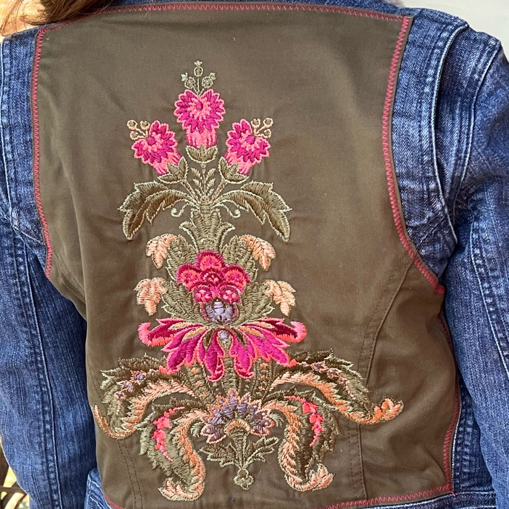 Tommy Hilfiger Denim Jacket with Faux Fur Collar